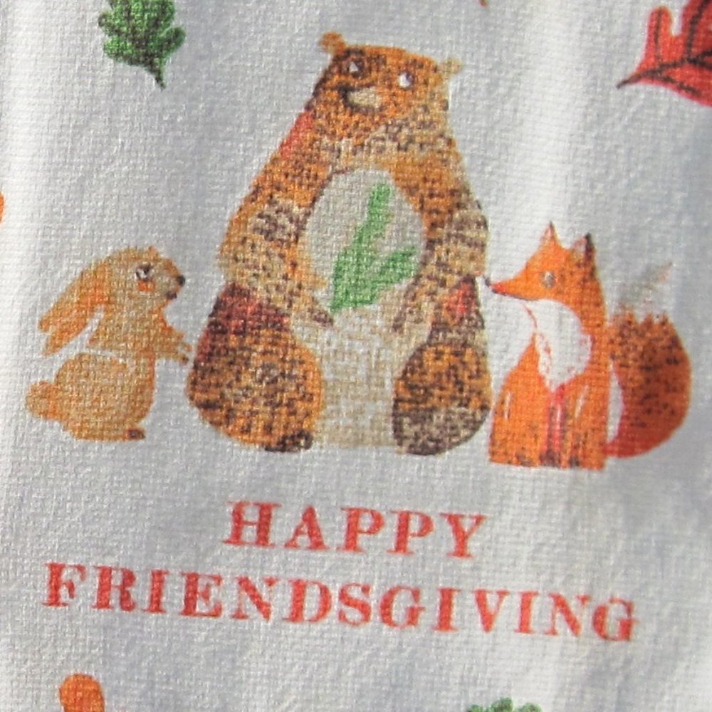 "Happy Friendsgiving" 2 Towel Set - Picture 2 of 4